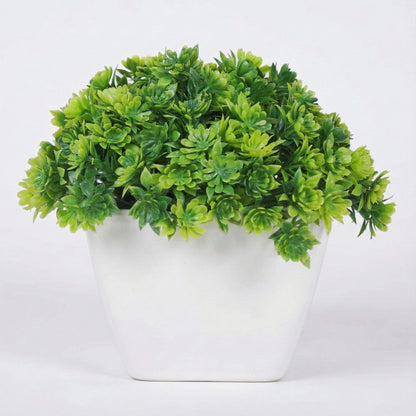 Dekorly Artificial Mini Bonsai Plant with Pot